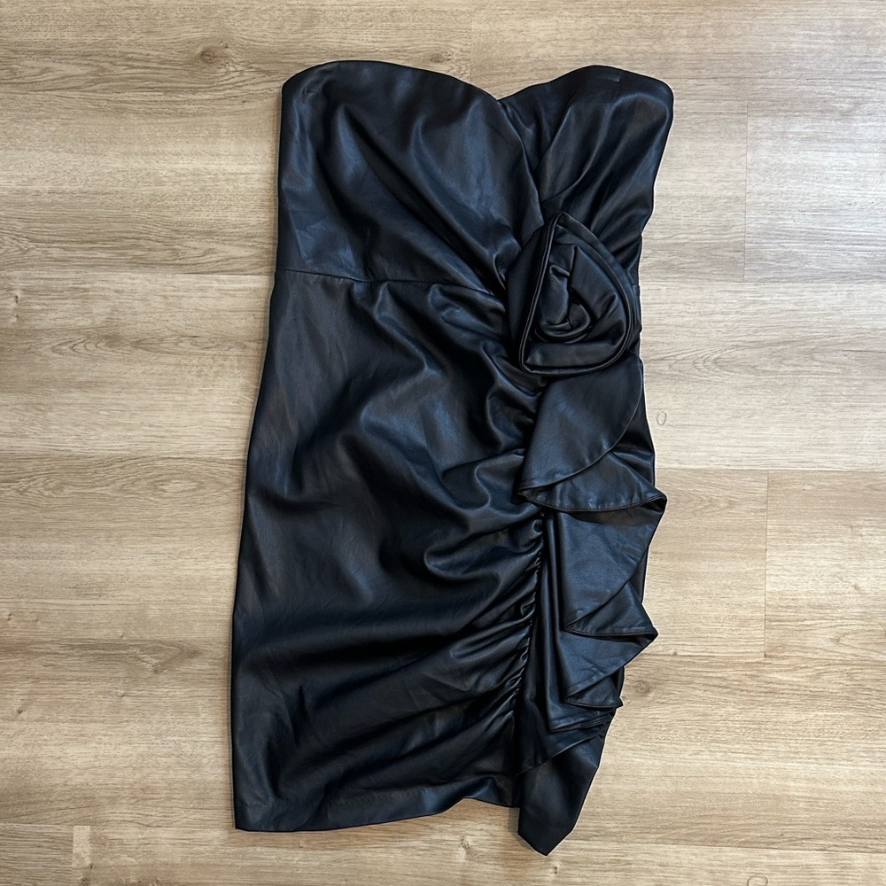 Express evening Black Strapless Dress